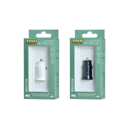Autolaadija Remax RCC358 30W USB-C/USB-A must - Image 2