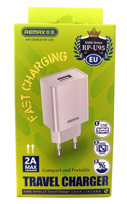 Laadija Remax RP-U95 10W USB-A valge - Image 2