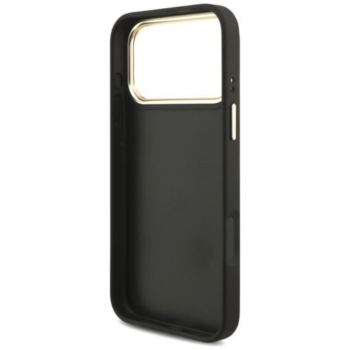 Guess Case 4G PU Leather Case Big 4G And Classic Logo With Big 4G PU Nylon Strap And Metal Camera And Buttons For iPhone 17 Pro Max Black - Image 7