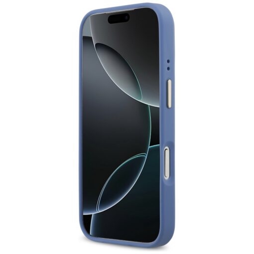 Guess case for iPhone 17 Pro HC MAGSAFE PU W/ 4G PU STRIPE blue - Image 5