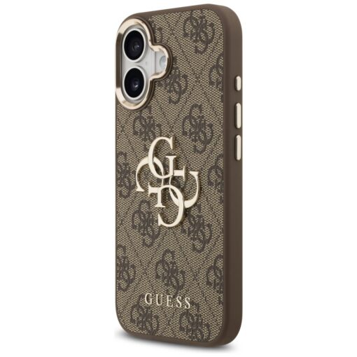 Guess case for iPhone 17 HC 4G PU W/ BIG 4G CLASSIC LOGO GD brown - Image 2