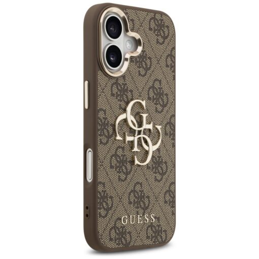 Guess case for iPhone 17 HC 4G PU W/ BIG 4G CLASSIC LOGO GD brown - Image 4
