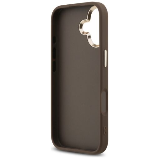 Guess case for iPhone 17 HC 4G PU W/ BIG 4G CLASSIC LOGO GD brown - Image 7