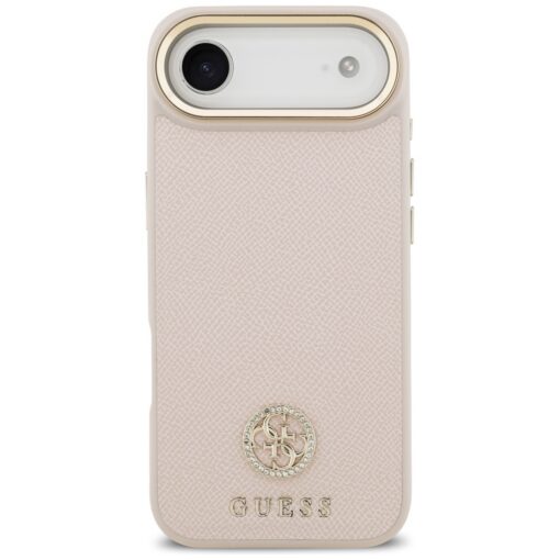 Guess Grained Strass Logo MagSafe case for iPhone Air pink - Image 3
