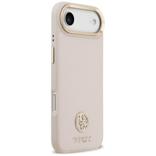 Guess Grained Strass Logo MagSafe case for iPhone Air pink - Image 4