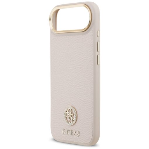 Guess Grained Strass Logo MagSafe case for iPhone Air pink - Image 6
