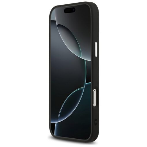 Guess Grained Triangle Logo MagSafe case for iPhone 17 Pro black - Image 5