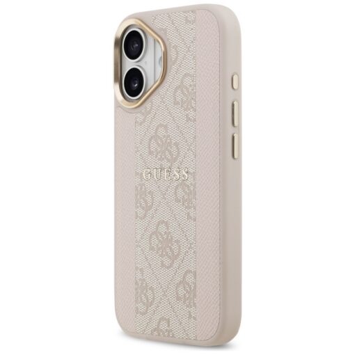 Guess 4G Stripe MagSafe case for iPhone 17 pink - Image 2