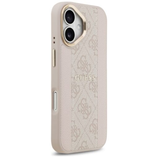 Guess 4G Stripe MagSafe case for iPhone 17 pink - Image 4