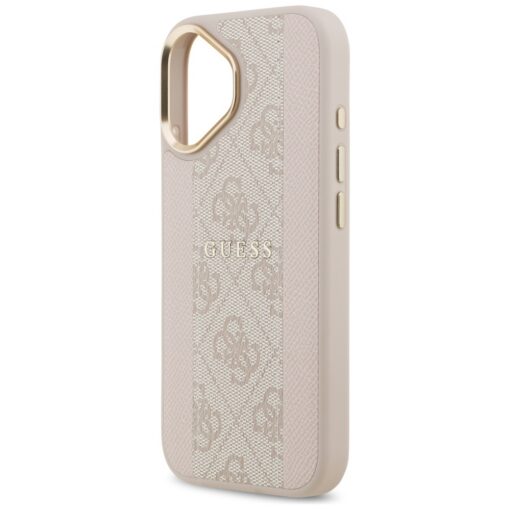 Guess 4G Stripe MagSafe case for iPhone 17 pink - Image 6