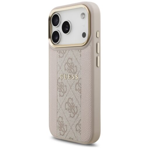 Guess 4G Stripe MagSafe case for iPhone 17 Pro pink - Image 2