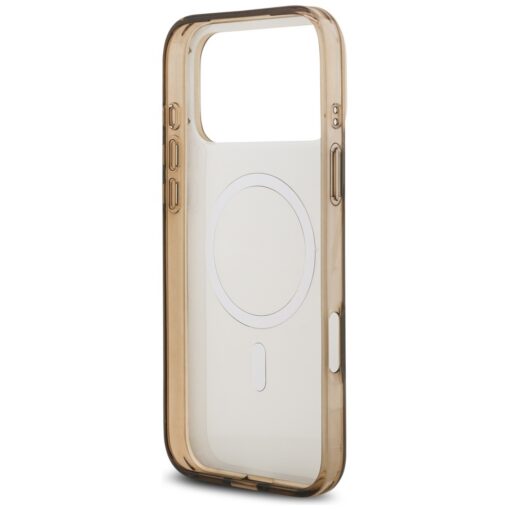 Guess IML 4G Background MagSafe case for iPhone 17 Pro Max brown - Image 7