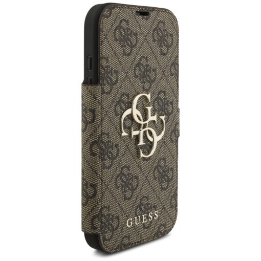 Guess Book 4G Metal Logo case for iPhone 17 Pro brown - Image 4