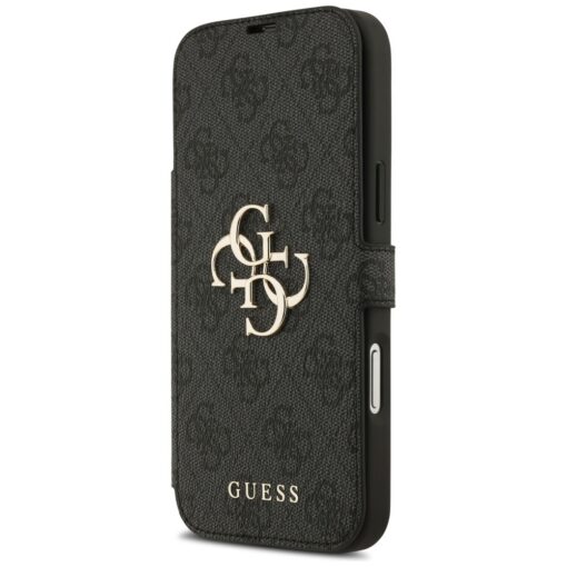 Guess Book 4G Metal Logo case for iPhone 17 Pro Max black - Image 2