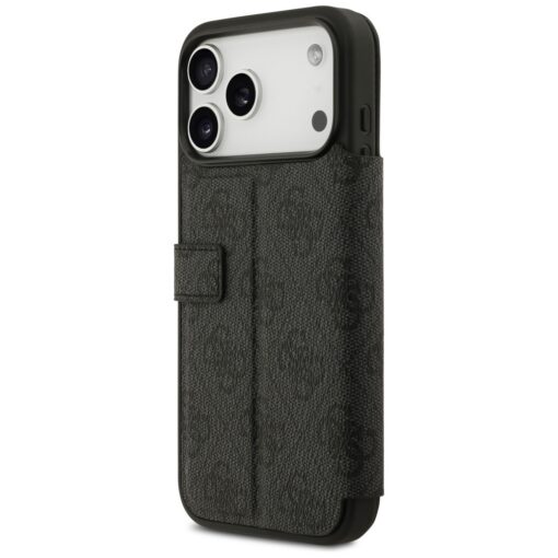 Guess Book 4G Metal Logo case for iPhone 17 Pro Max black - Image 5