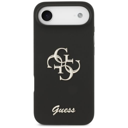 Guess Silicone Big 4G Script case for iPhone Air black - Image 3