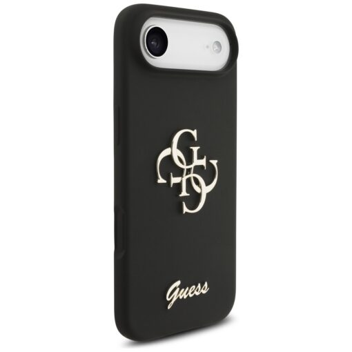 Guess Silicone Big 4G Script case for iPhone Air black - Image 4