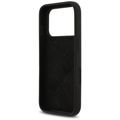 Guess Silicone Big 4G Script case for iPhone 17 Pro black - Image 7