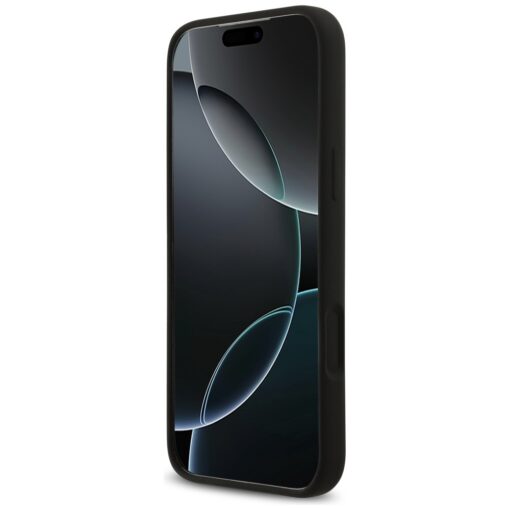 Guess Silicone Big 4G Script case for iPhone 17 Pro Max black - Image 5
