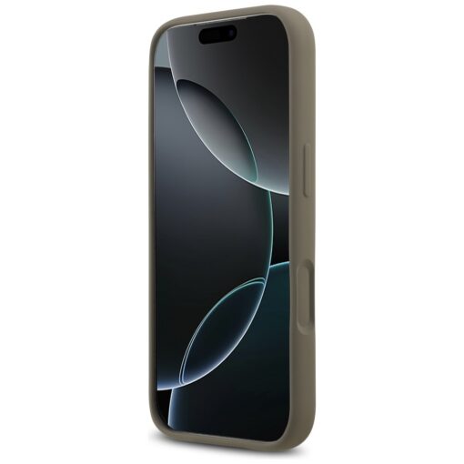 Guess Silicone Big 4G Script case for iPhone 17 Pro Max brown - Image 5