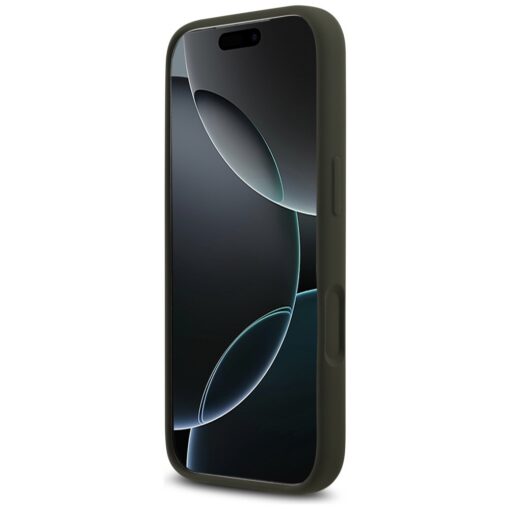 Guess Silicone Big 4G Script case for iPhone 17 Pro khaki - Image 5