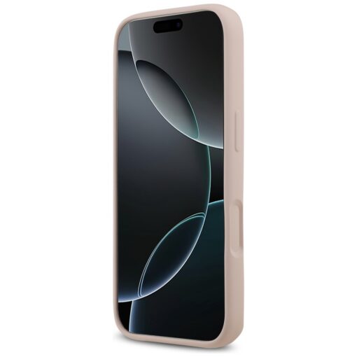 Guess Silicone Big 4G Script case for iPhone 17 Pro pink - Image 5
