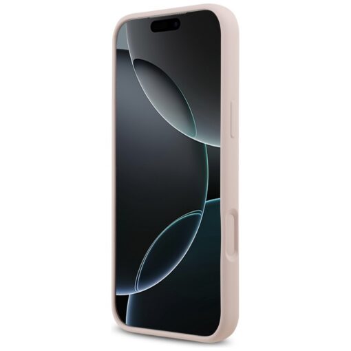 Guess Silicone Big 4G Script case for iPhone 17 Pro Max pink - Image 5
