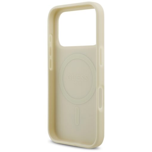 Guess Croco Triangle Logo MagSafe case for iPhone 17 Pro gold - Image 7