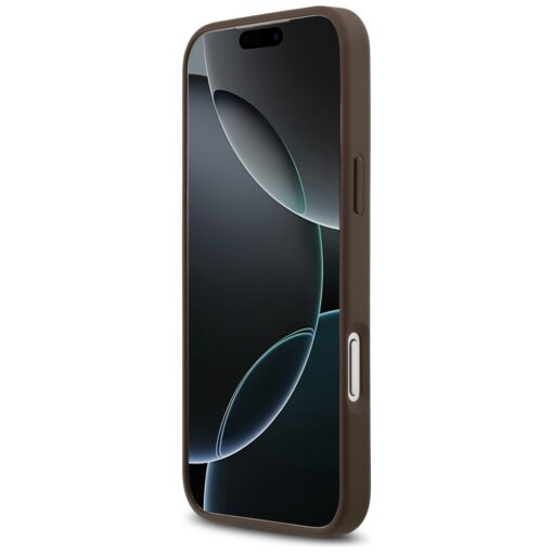 Guess 4G Double Card Triangle case for iPhone 17 Pro Max brown - Image 5