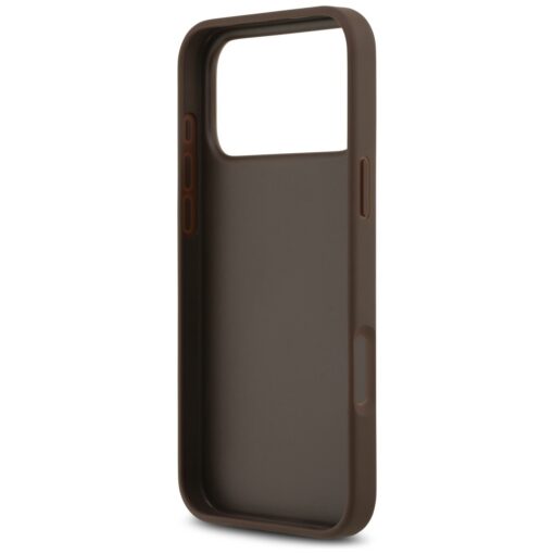 Guess 4G Double Card Triangle case for iPhone 17 Pro Max brown - Image 7
