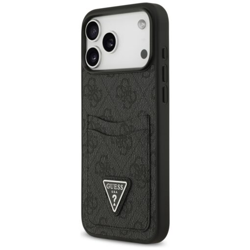 Guess 4G Double Card Triangle case for iPhone 17 Pro Max black - Image 2