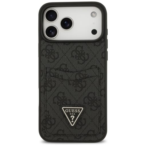 Guess 4G Double Card Triangle case for iPhone 17 Pro Max black - Image 3