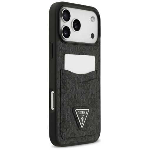 Guess 4G Double Card Triangle case for iPhone 17 Pro Max black - Image 4