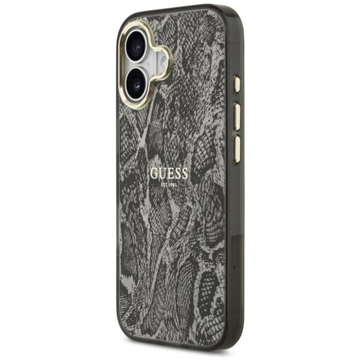 Guess Python Pattern MagSafe case for iPhone 17 black - Image 2