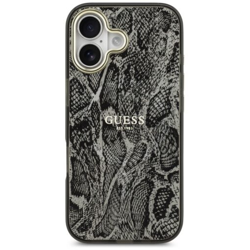 Guess Python Pattern MagSafe case for iPhone 17 black - Image 3