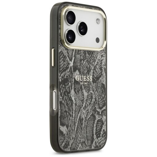 Guess Python Pattern MagSafe case for iPhone 17 Pro black - Image 4