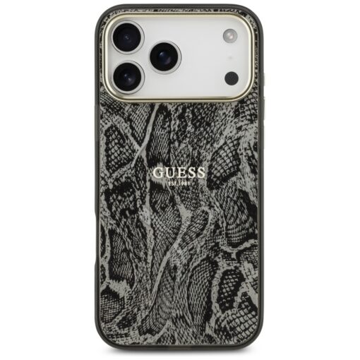 Guess Python Pattern MagSafe case for iPhone 17 Pro Max black - Image 3