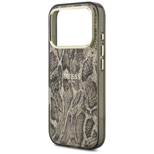 Guess Python Pattern MagSafe case for iPhone 17 Pro brown - Image 6