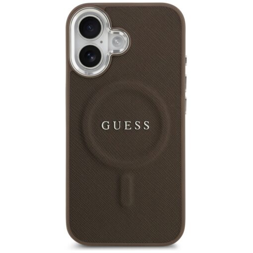 Guess Classic Logo MagSafe case for iPhone 17 brown - Image 3