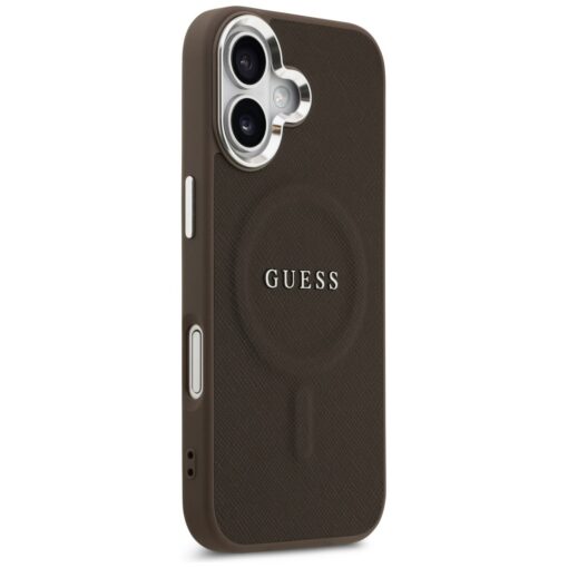 Guess Classic Logo MagSafe case for iPhone 17 brown - Image 4