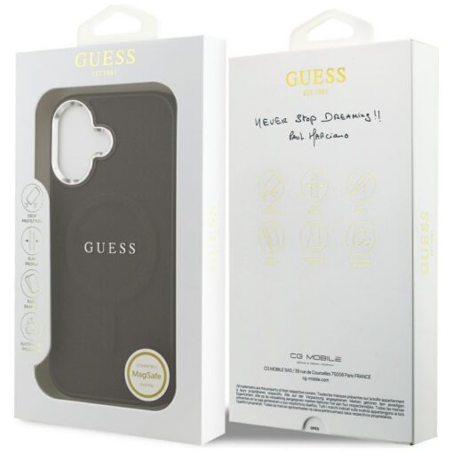 Guess Classic Logo MagSafe case for iPhone 17 brown - Image 8