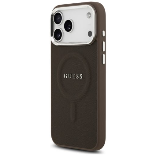 Guess Classic Logo MagSafe case for iPhone 17 Pro brown - Image 2