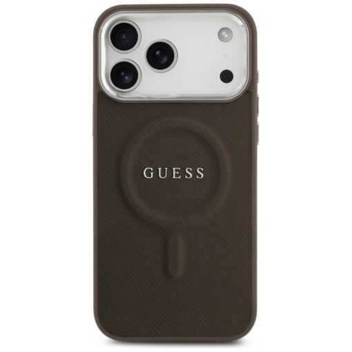 Guess Classic Logo MagSafe case for iPhone 17 Pro brown - Image 3