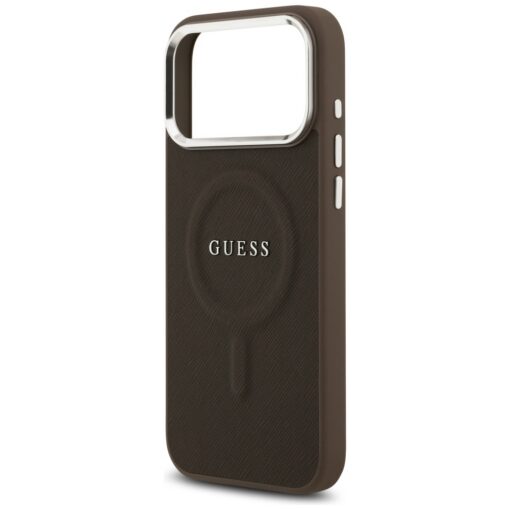Guess Classic Logo MagSafe case for iPhone 17 Pro brown - Image 6