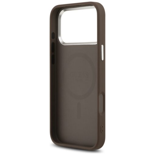 Guess Classic Logo MagSafe case for iPhone 17 Pro brown - Image 7