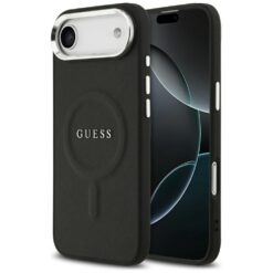 Guess Classic Logo MagSafe case for iPhone Air black