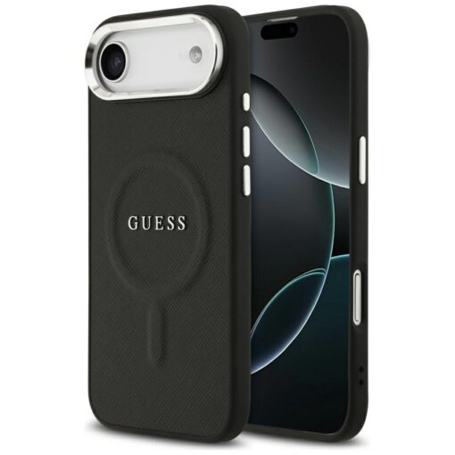 Guess Classic Logo MagSafe case for iPhone Air black