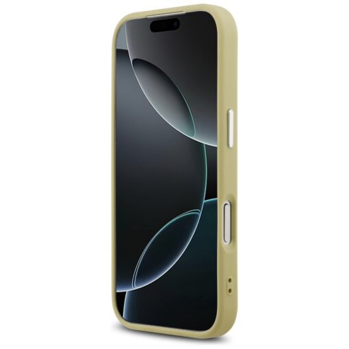 Guess Glitter Triangle Logo MagSafe case for iPhone 17 Pro gold - Image 5