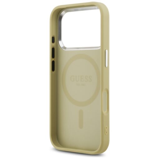Guess Glitter Triangle Logo MagSafe case for iPhone 17 Pro gold - Image 7