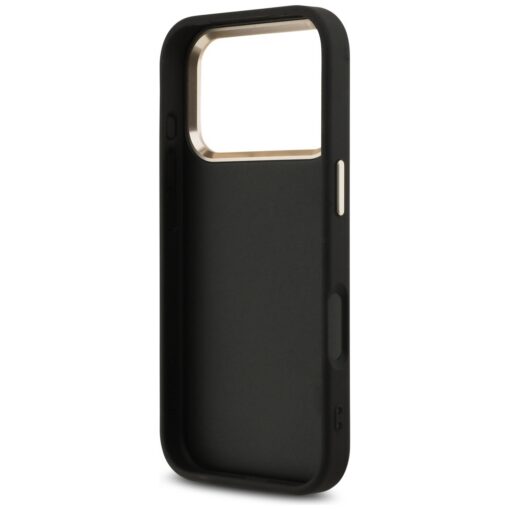 Guess Fixed Glitter Big 4G Metal Frame case for iPhone 17 Pro black - Image 7
